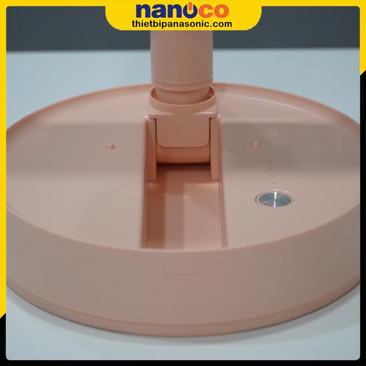 Khu vực điều khiển của Quạt gấp gọn Nanoco NFF1618P Màu Hồng