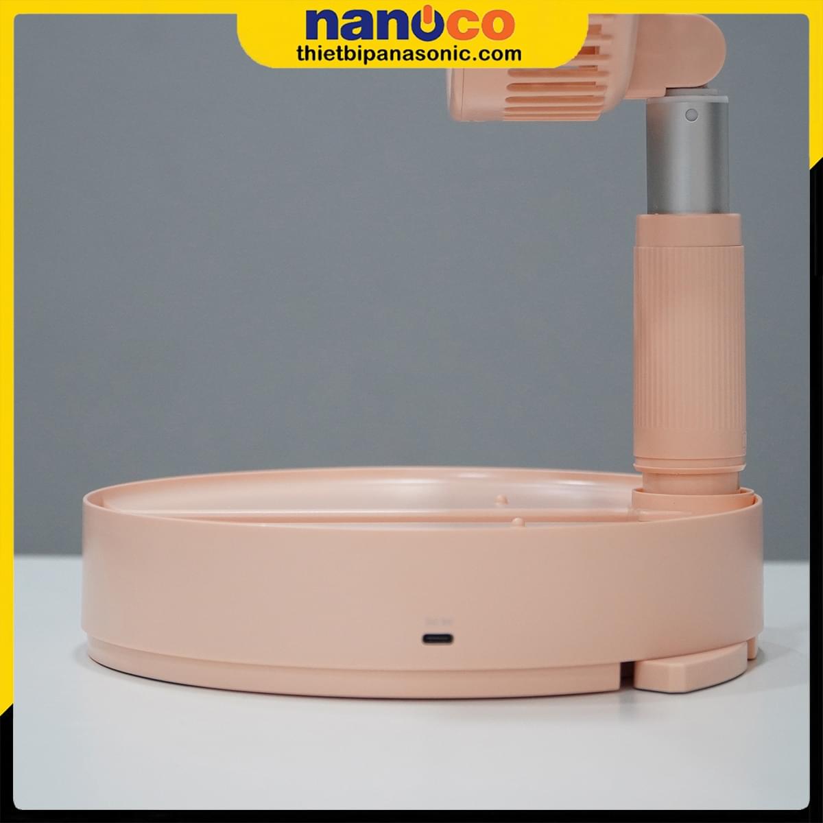 Khu vực sạc cho Quạt sạc điện Nanoco NFF1618P