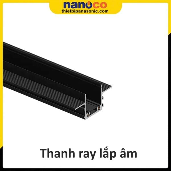 Thanh ray nam châm lắp âm khoét trần NMG-RR10 NMG-RR15 NMG-RR20