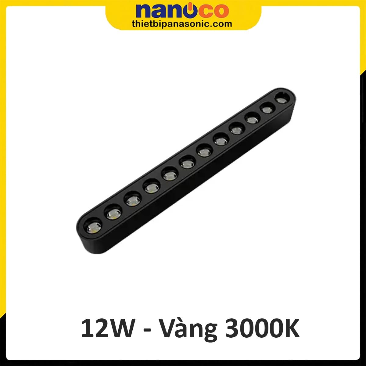 Đèn chiếu điểm nam châm NMGG123B 12W - Ánh sáng vàng 3000K