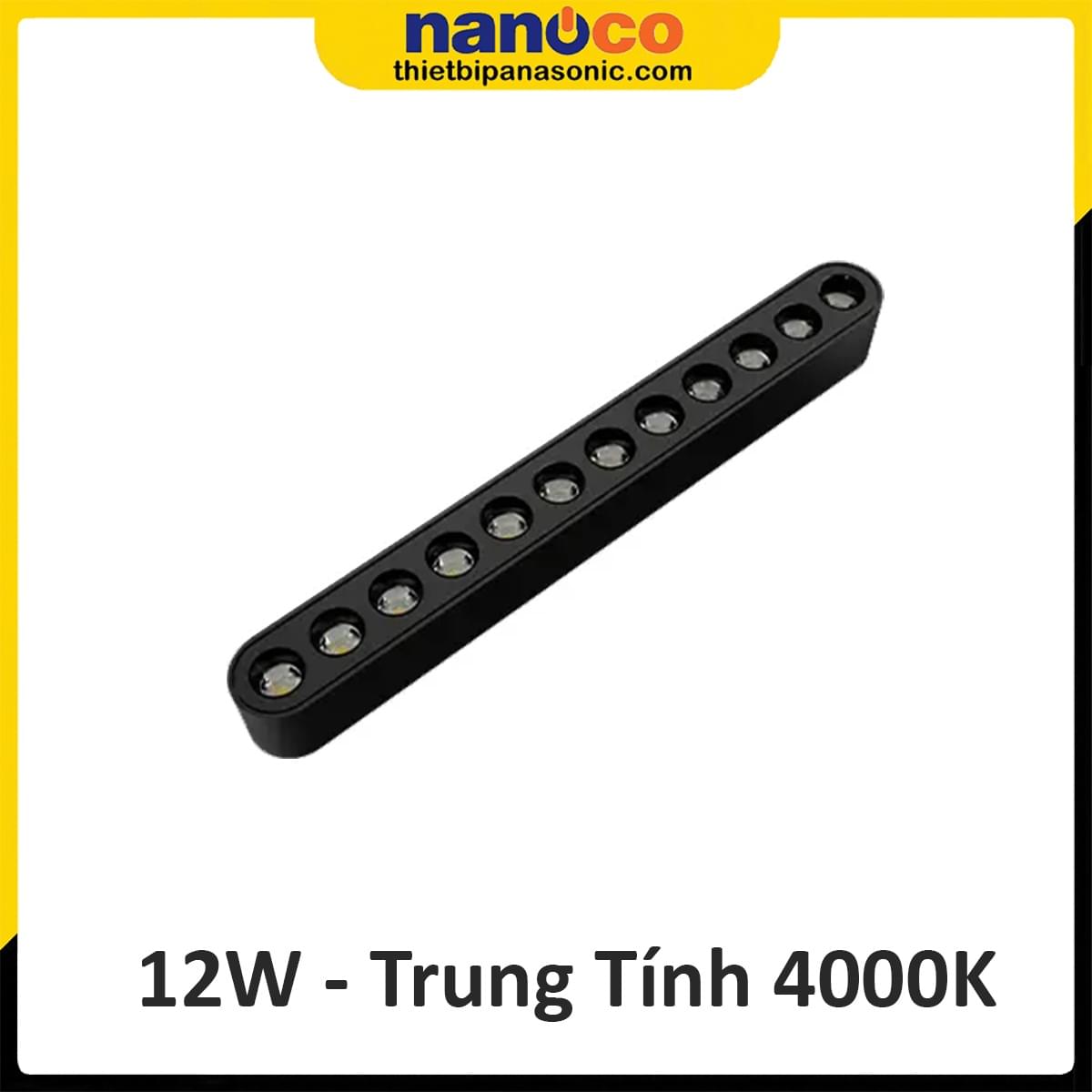 Đèn chiếu điểm nam châm NMGG124B 12W - Ánh sáng trung tính 4000K