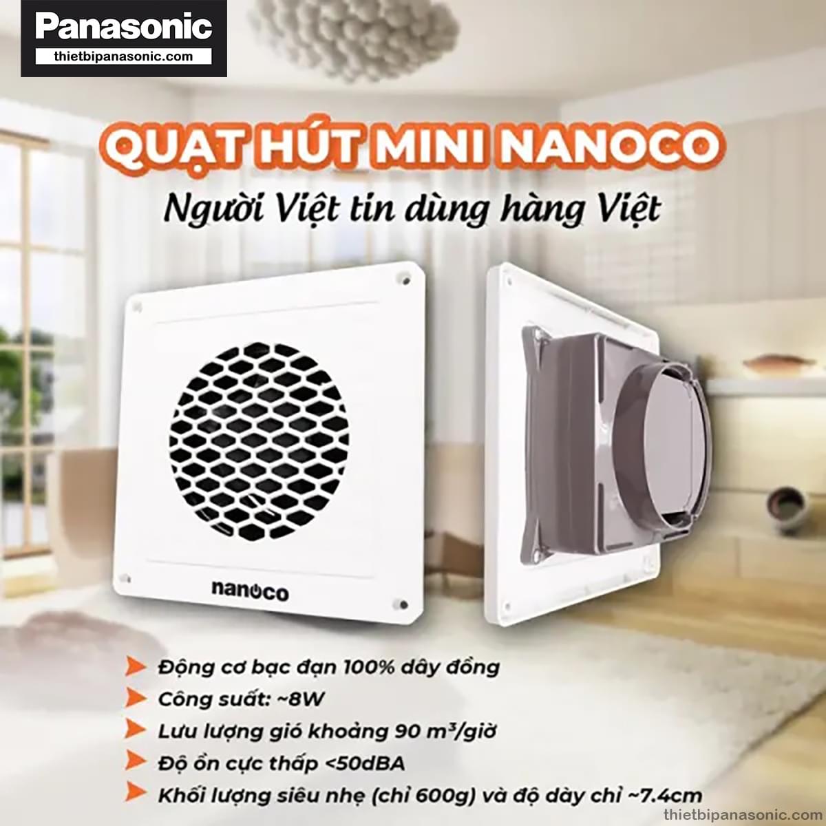 Quạt hút gió mini chính hãng