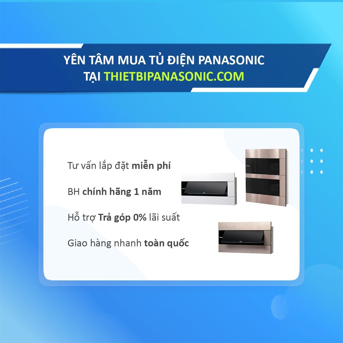 Yên tâm mua Tủ điện âm tường Panasonic 40 Modules BQDX40G21AV tại Thiết Bị Điện Panasonic (thietbidiennanoco.vn)