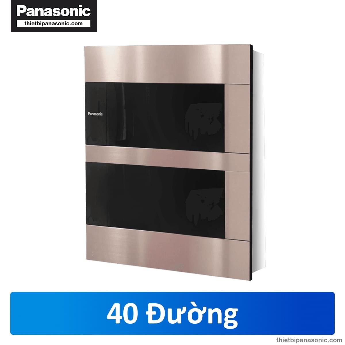 Tủ điện Panasonic 40 Modules BQDX40G21AV màu vàng ánh kim