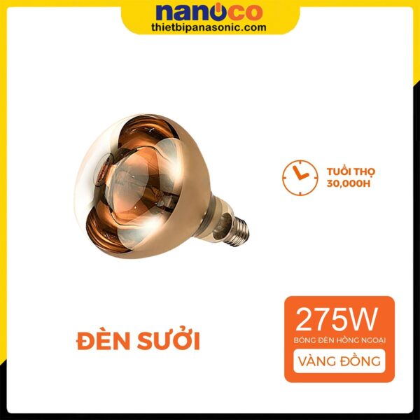 Bóng đèn sưởi nhà tắm NBH275G Nanoco 275W
