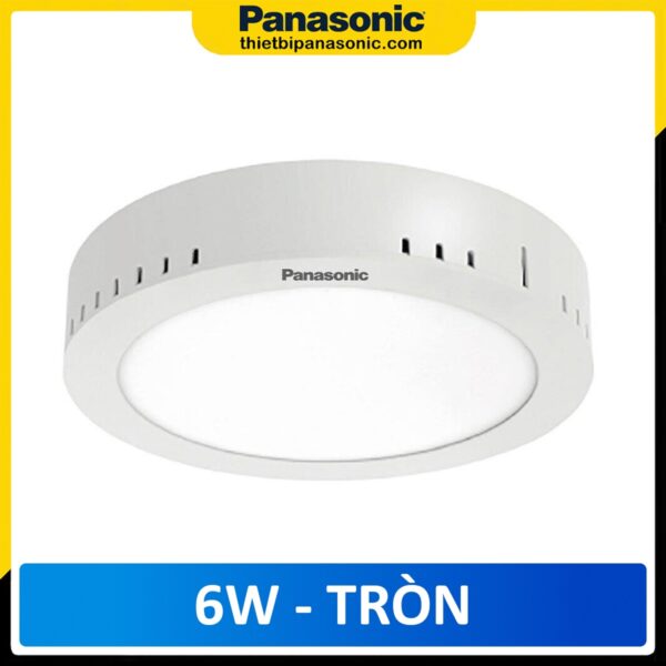 Đèn ốp trần Panasonic 6W tròn NNNC7632088 (ánh sáng vàng), NNNC7633088 (ánh sáng trung tính), NNNC7637088 (ánh sáng trắng)