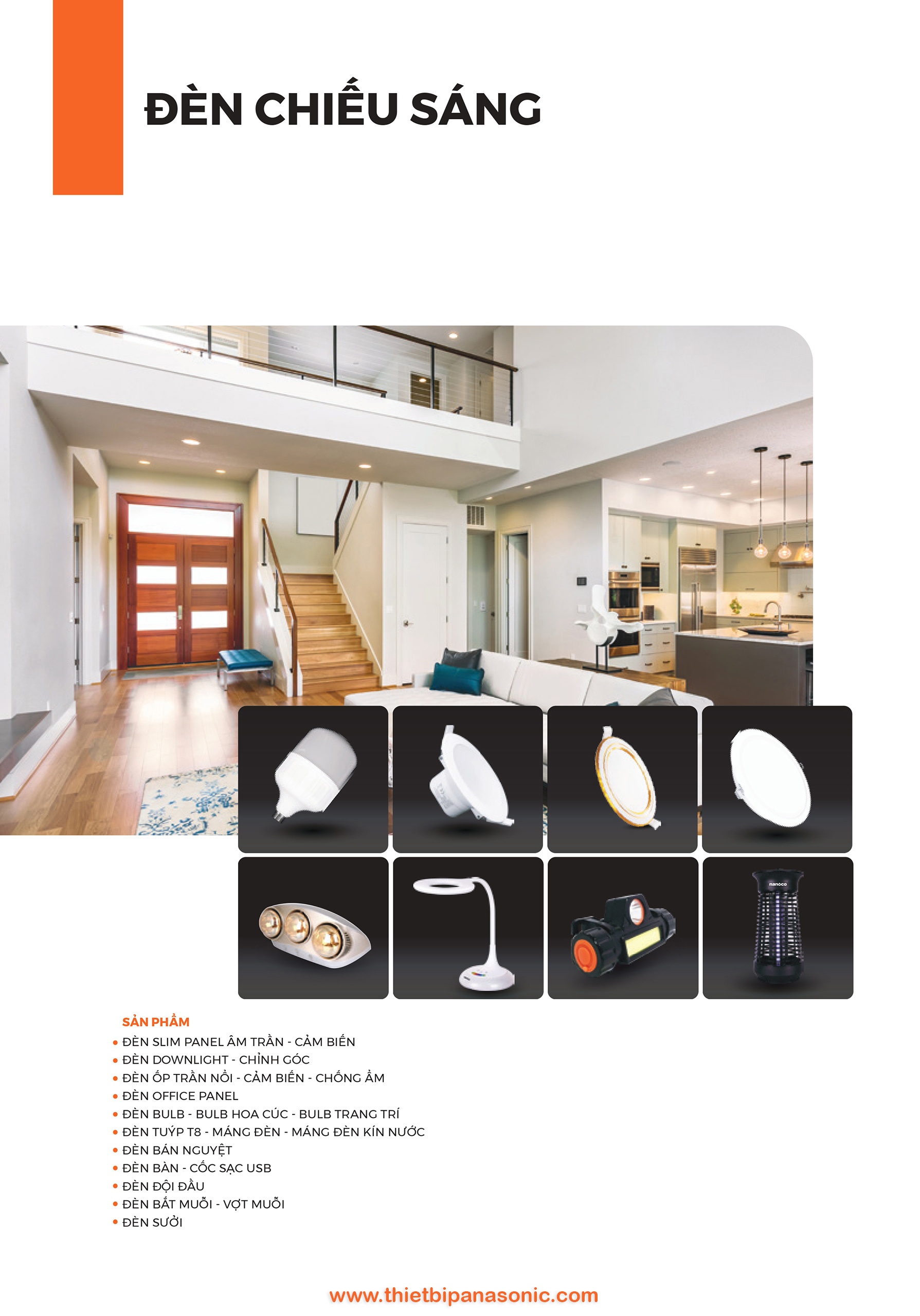 Catalogue Bảng giá đèn LED Nanoco -1 Catalogue Bảng giá đèn chiếu sáng Nanoco