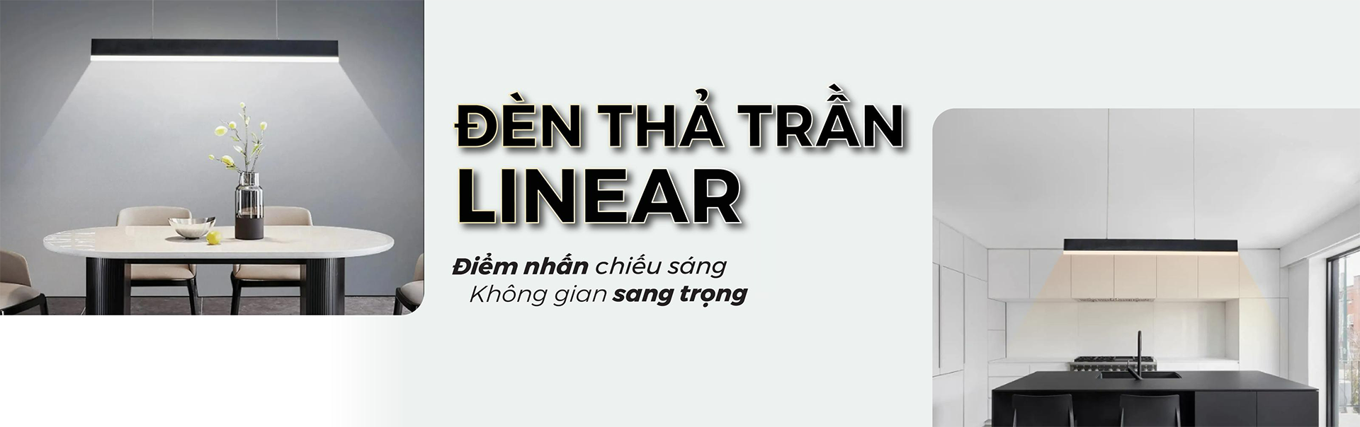 Banner Đèn thả trần Linear Nanoco