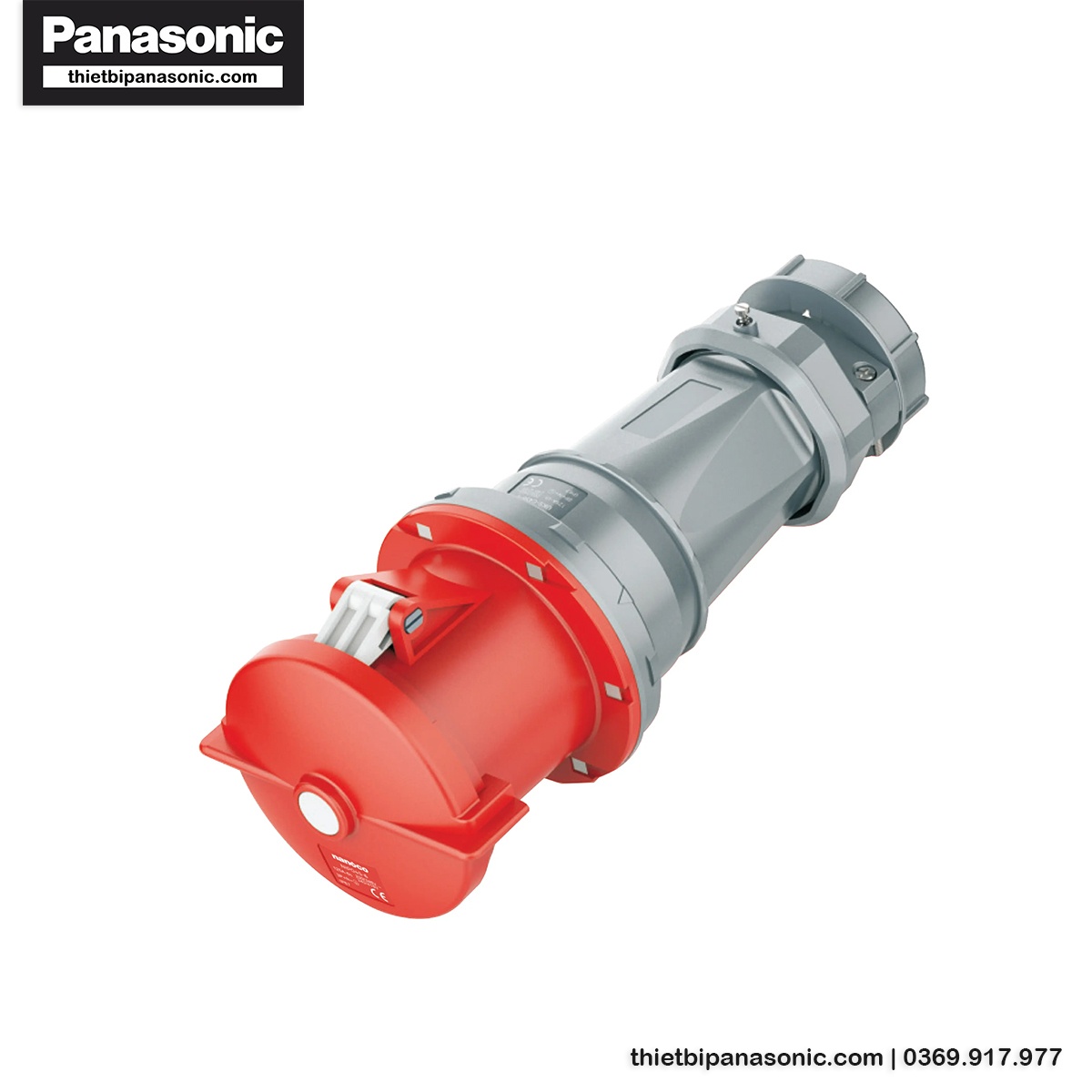 Ổ cắm nối Nanoco kín nước NIS245-6 | 125A 5P 400V IP67
