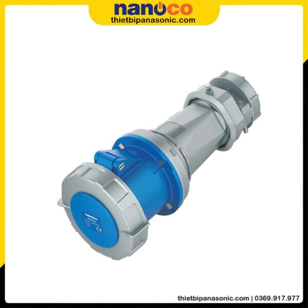 Ổ cắm nối Nanoco kín nước NIS233-6 | 63A 3P 230V IP67