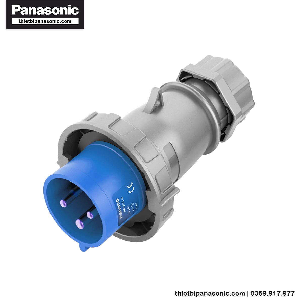 Phích cắm di động Nanoco kín nước NIP0232-6 | 32A 3P 230V IP67