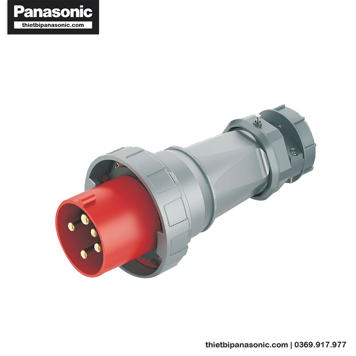 Phích cắm di động Nanoco kín nước NIP035-6 | 63A 5P 400V IP67