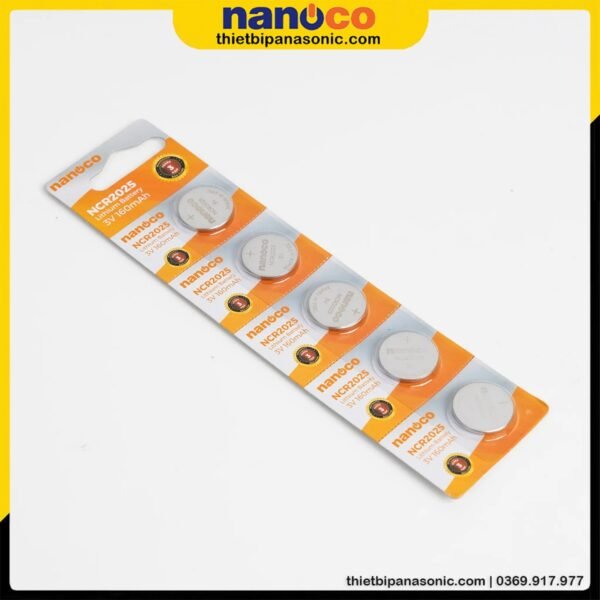 Pin CMOS CR2025 Nanoco Lithium 160mAh