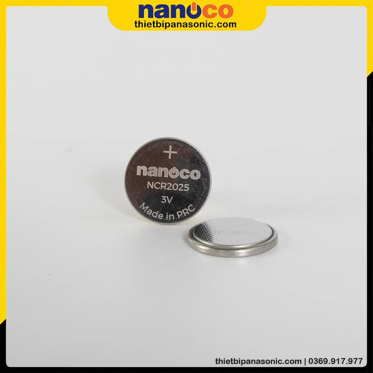 Pin CMOS CR2025 Nanoco là loại pin Lithium với dung lượng 160mAh
