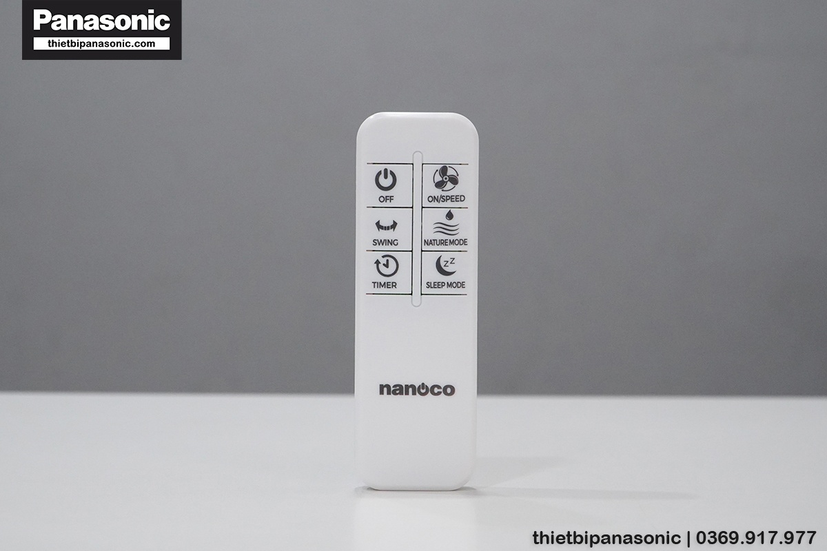 Remote điều khiển quạt đảo trần Nanoco NOF1603G-RC