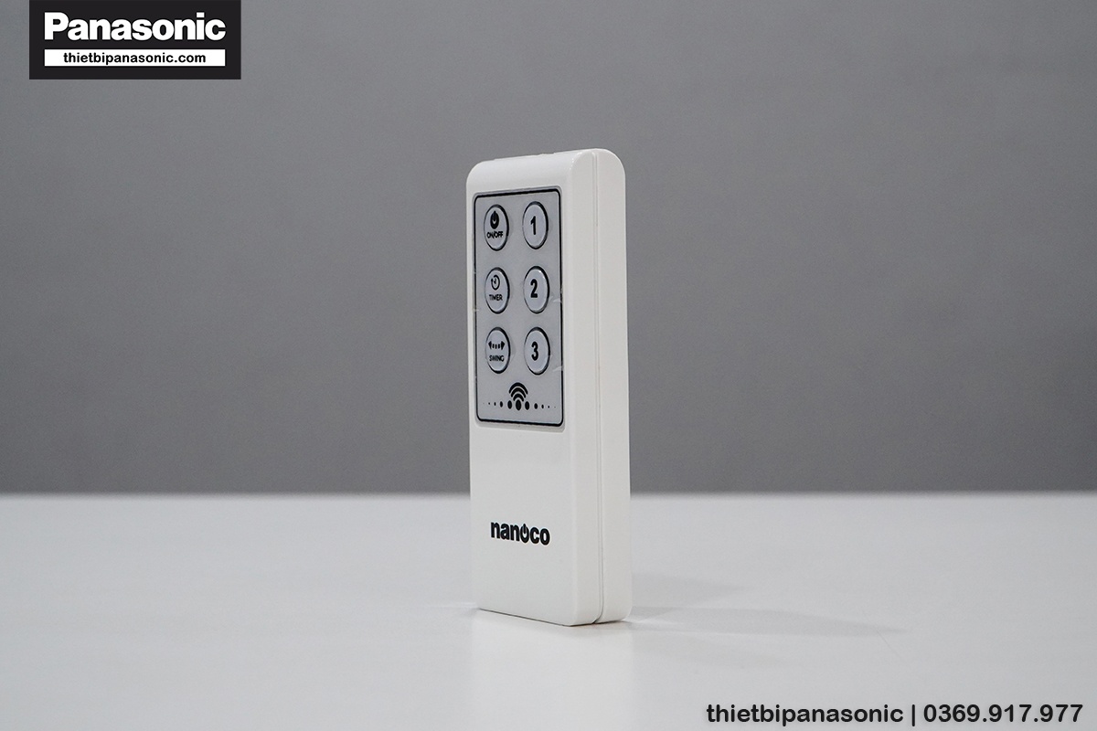 Cạnh bên phải của Remote quạt đảo trần Nanoco