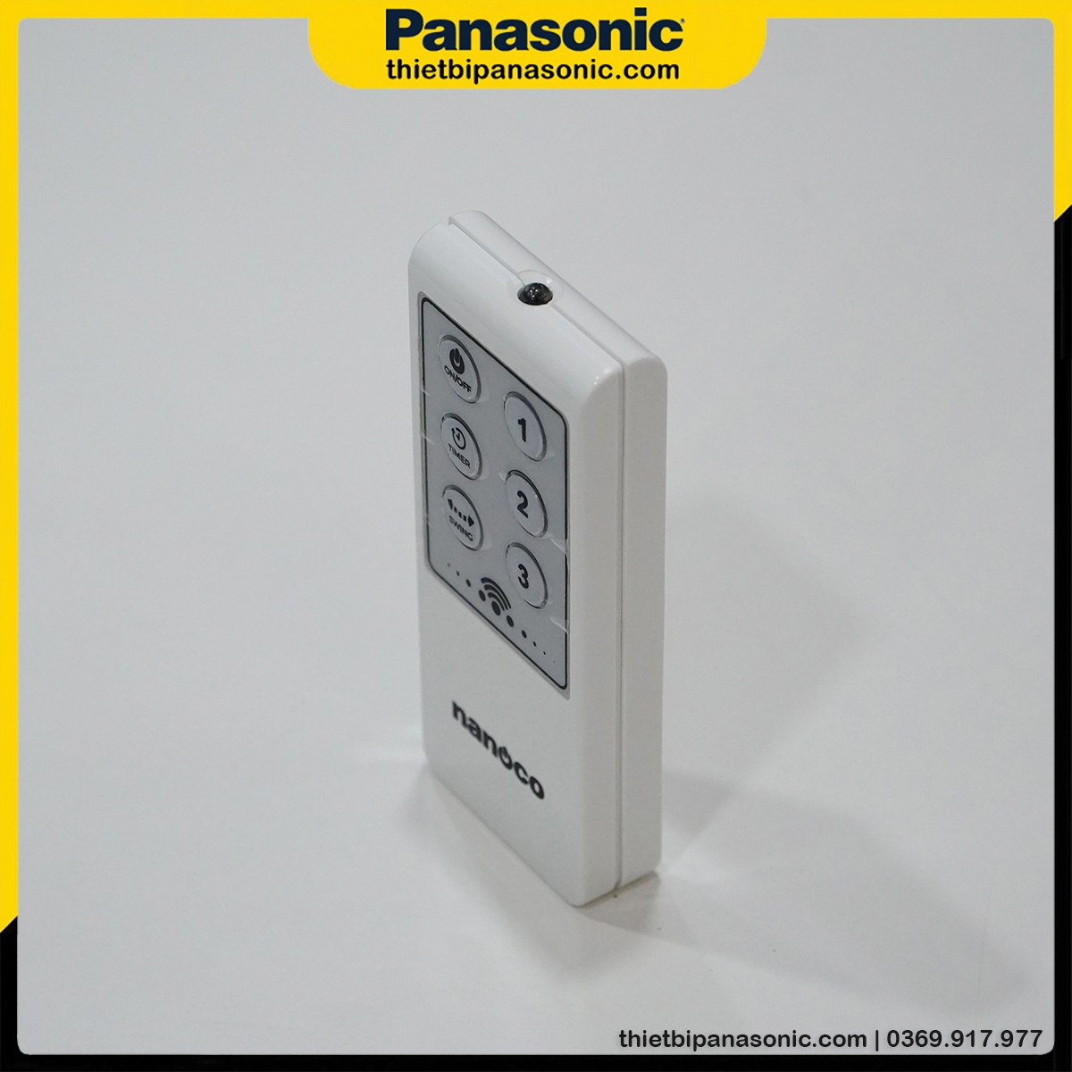 Remote điều khiển quạt đảo Nanoco được phân phối chính hãng tại thị trường Việt Nam
