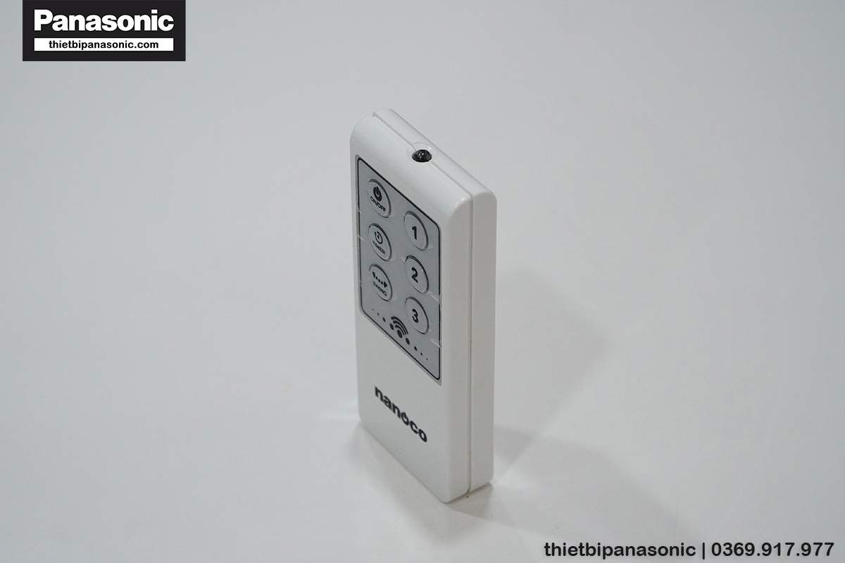Remote điều khiển quạt đảo Nanoco được phân phối chính hãng tại thị trường Việt Nam
