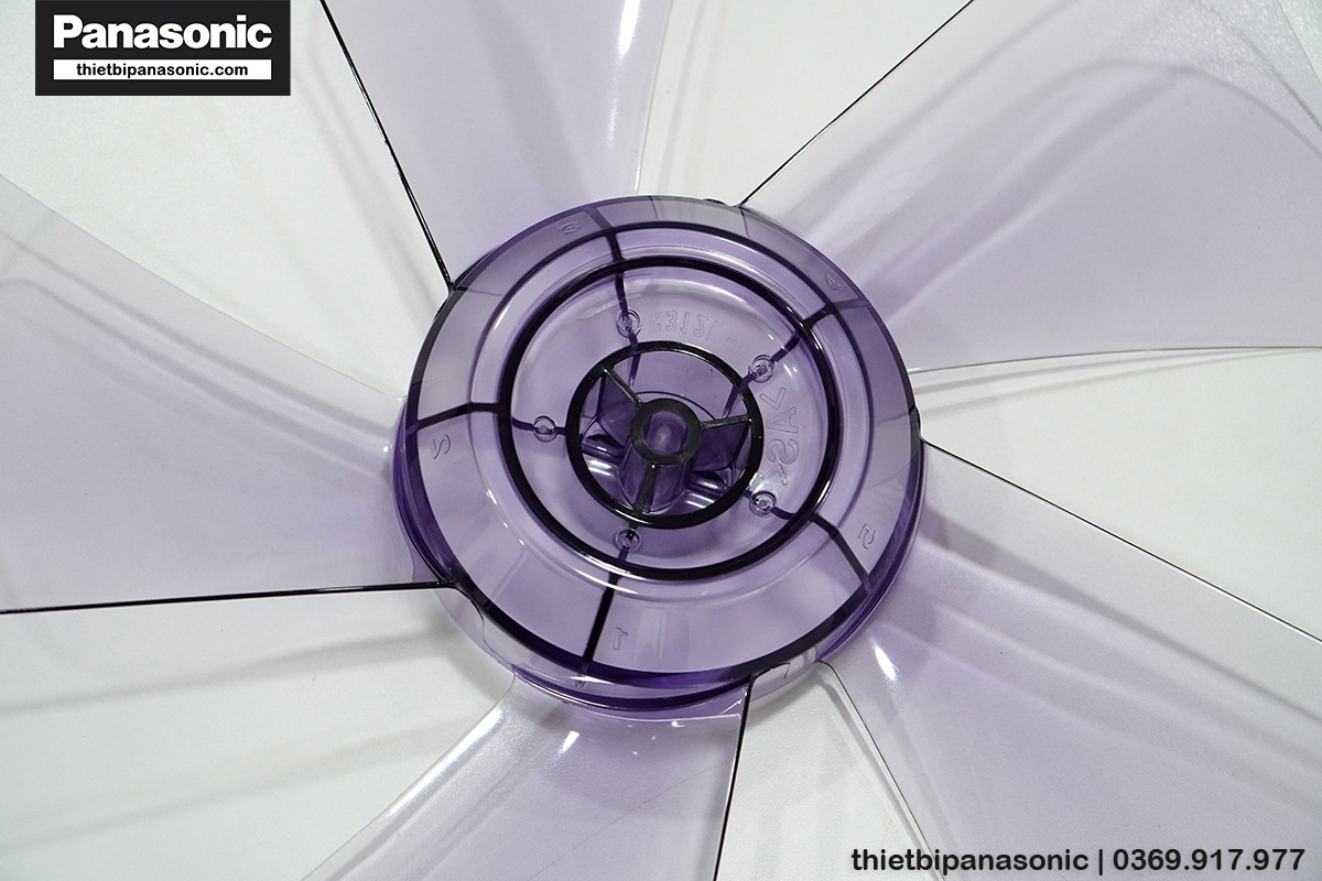 Các chi tiết trên Cánh quạt thay thế cho quạt lửng Panasonic F-307K được gia công tỉ mỉ, có độ hoàn thiện cao