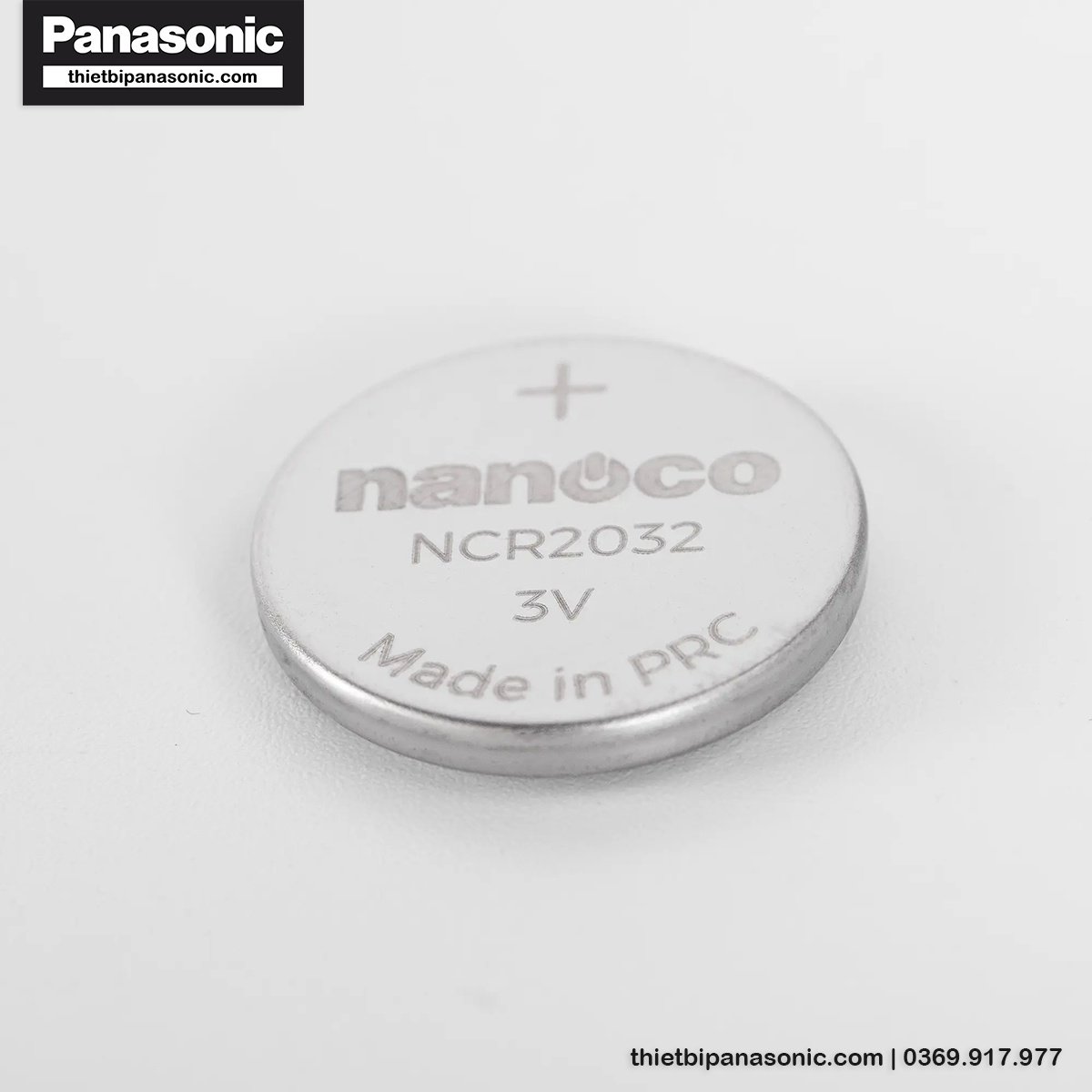 Pin CMOS CR2032 Nanoco là loại pin Lithium có dung lượng cao 220mAh