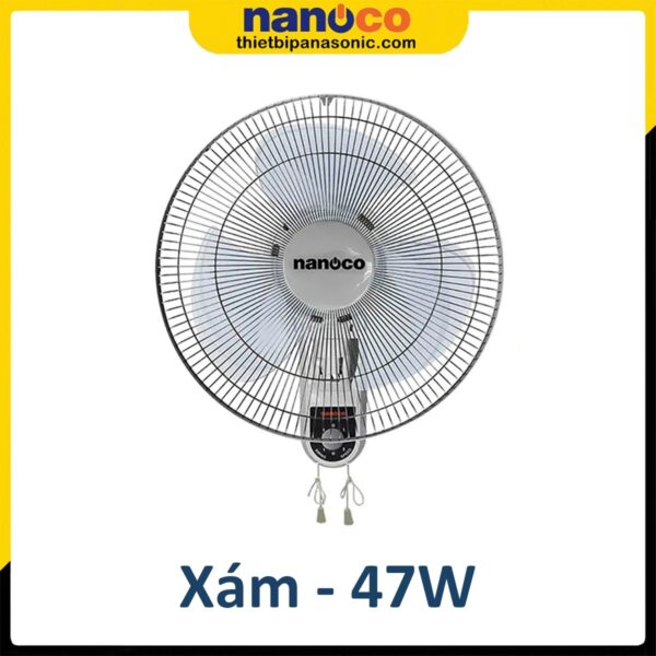 Quạt treo tường Nanoco NWF1611G Màu Xám