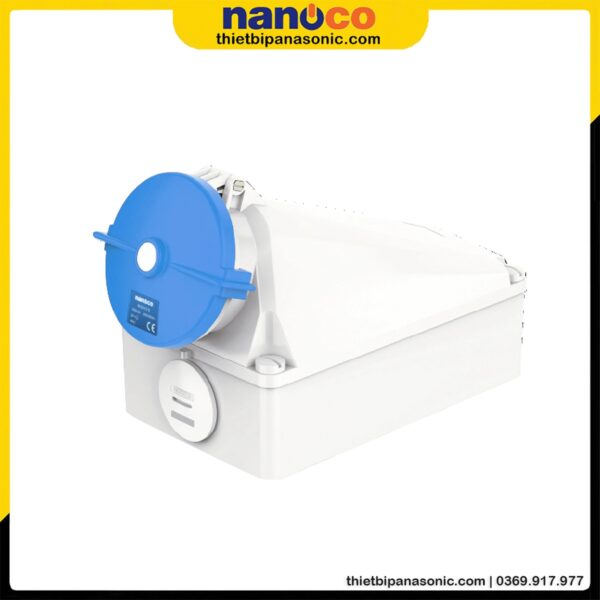 Ổ cắm gắn nổi Nanoco kín nước NIS143-6 | 125A 3P 230V IP67