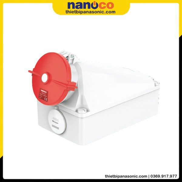 Ổ cắm gắn nổi Nanoco kín nước NIS144-6 | 125A 4P 400V IP67