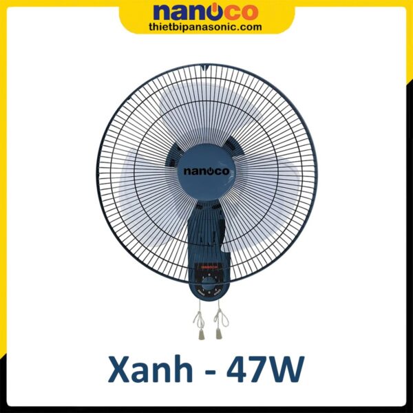 Quạt treo tường Nanoco NWF1611BL Màu Xanh