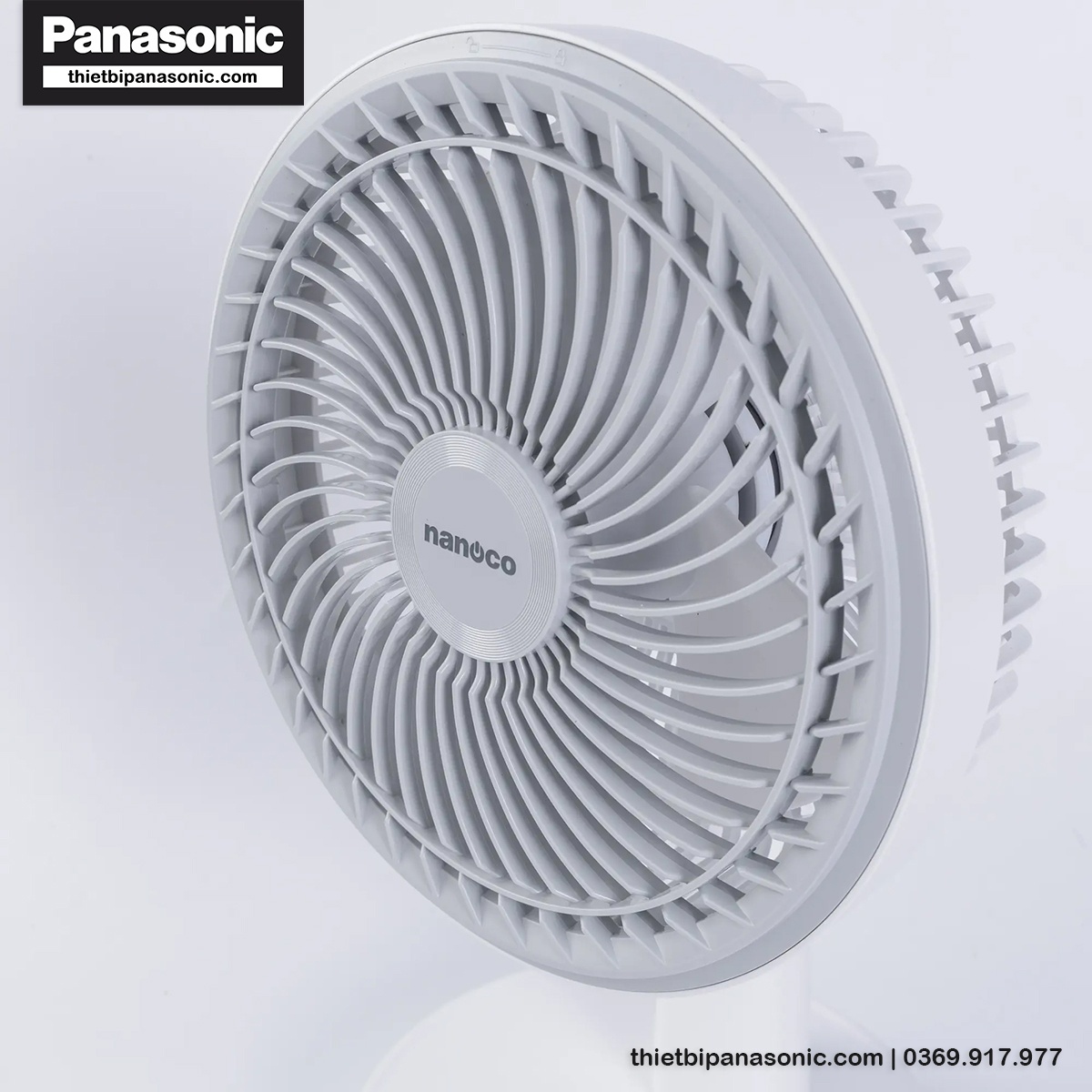 Hình ảnh thực tế của Quạt sạc Nanoco NRF6536W
