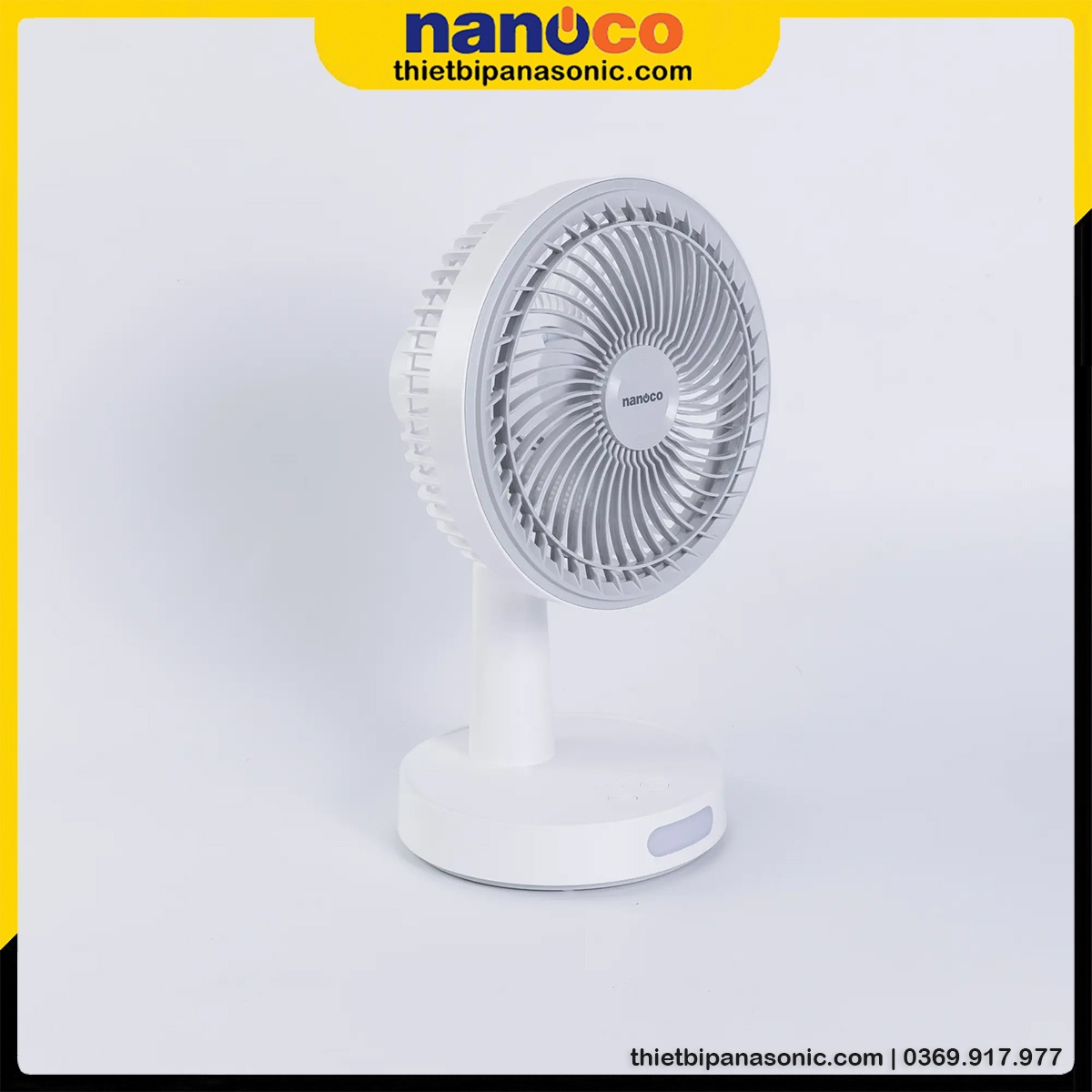 Mặt bên trái của Quạt sạc điện NRF6536W