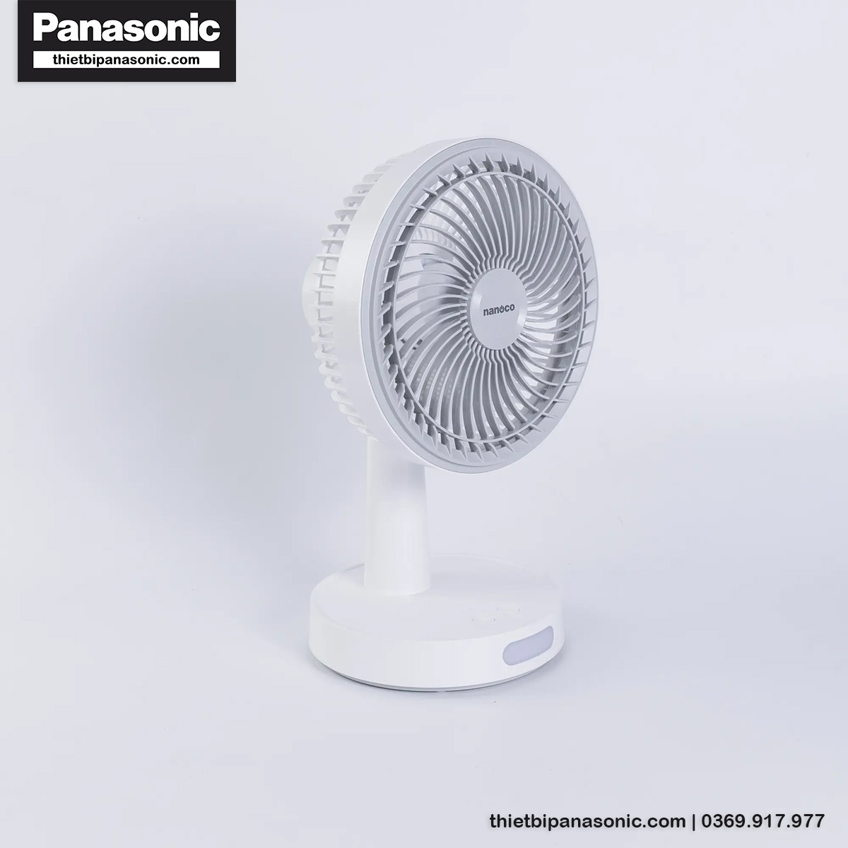 Mặt bên trái của Quạt sạc điện NRF6536W