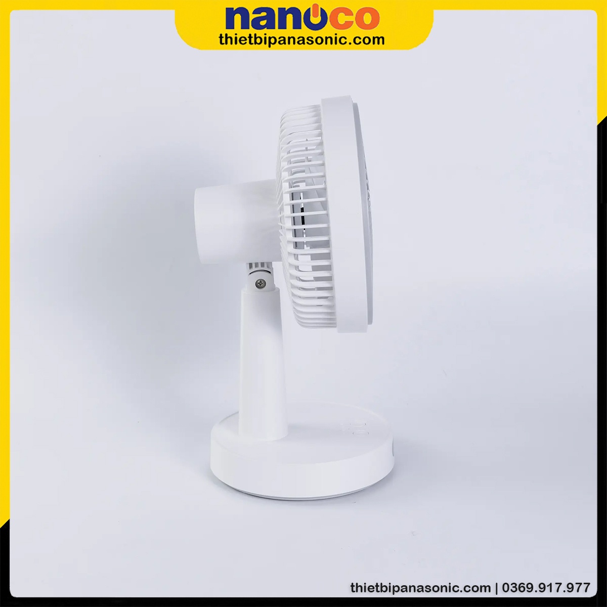 Quạt tích điện NRF6536W có thiết kế thời trang, bắt mắt, hiện đại