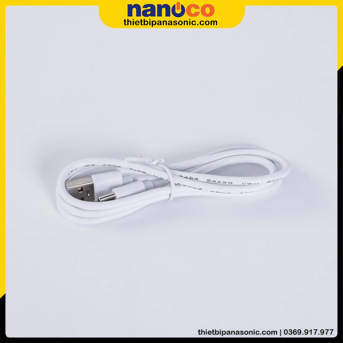 Cáp sạc được trang bị chung với quạt