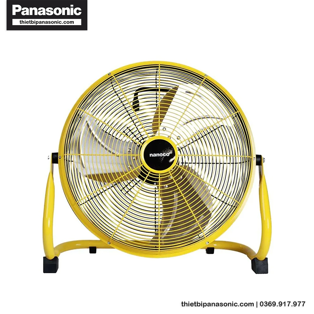 Quạt sàn tích điện Nanoco NRF1640L cánh nhôm 16 inch