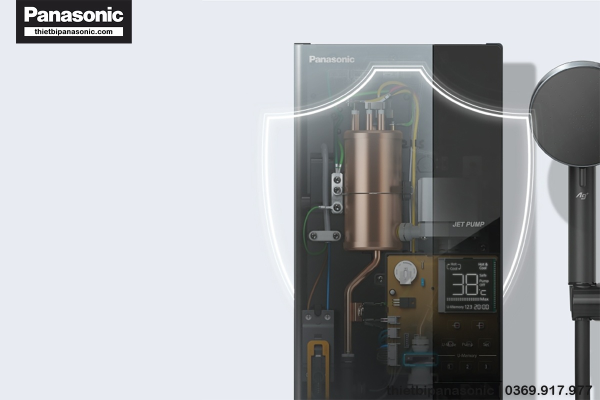 Sơ đồ cấu tạo chi tiết máy nước nóng Panasonic