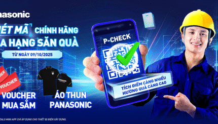 Chương trình "quét mã chính hãng - đua hạng săn quà" của Panasonic