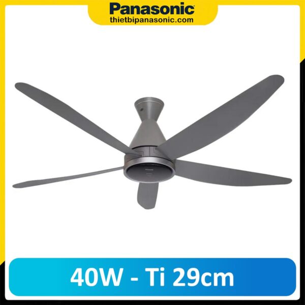 Quạt trần Panasonic F-60HAN Econavi, Động cơ DC, 5 cánh