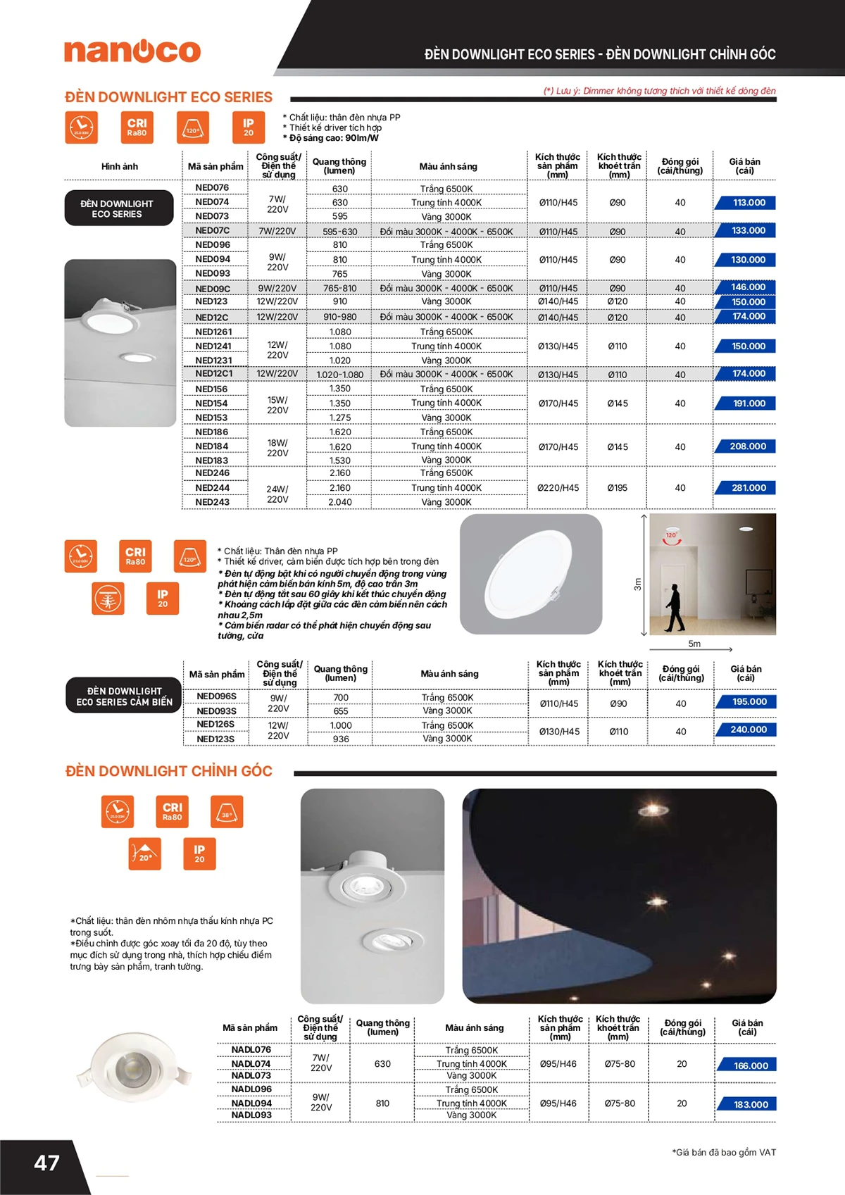 Catalogue bảng giá thiết bị điện Panasonic 2026 mới nhất