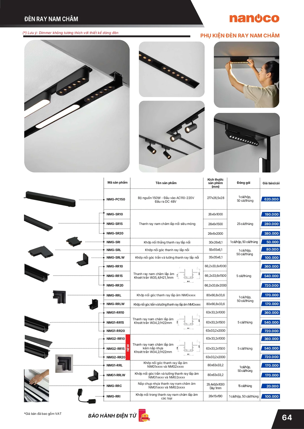 Catalogue bảng giá thiết bị điện Panasonic 2026 mới nhất