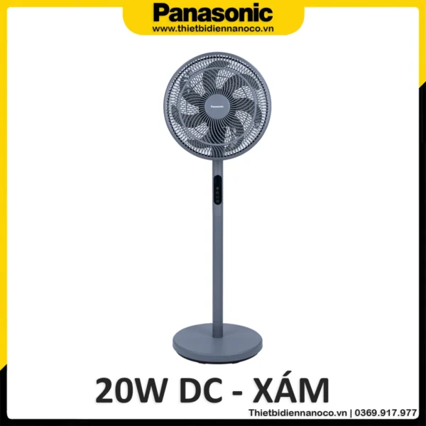 Quạt đứng động cơ DC Panasonic F-30JLVG Màu Xám