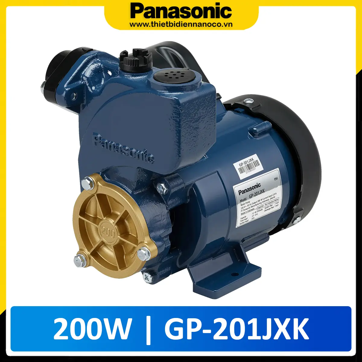 Máy bơm đẩy cao Panasonic 200W GP-201JXK-SV5