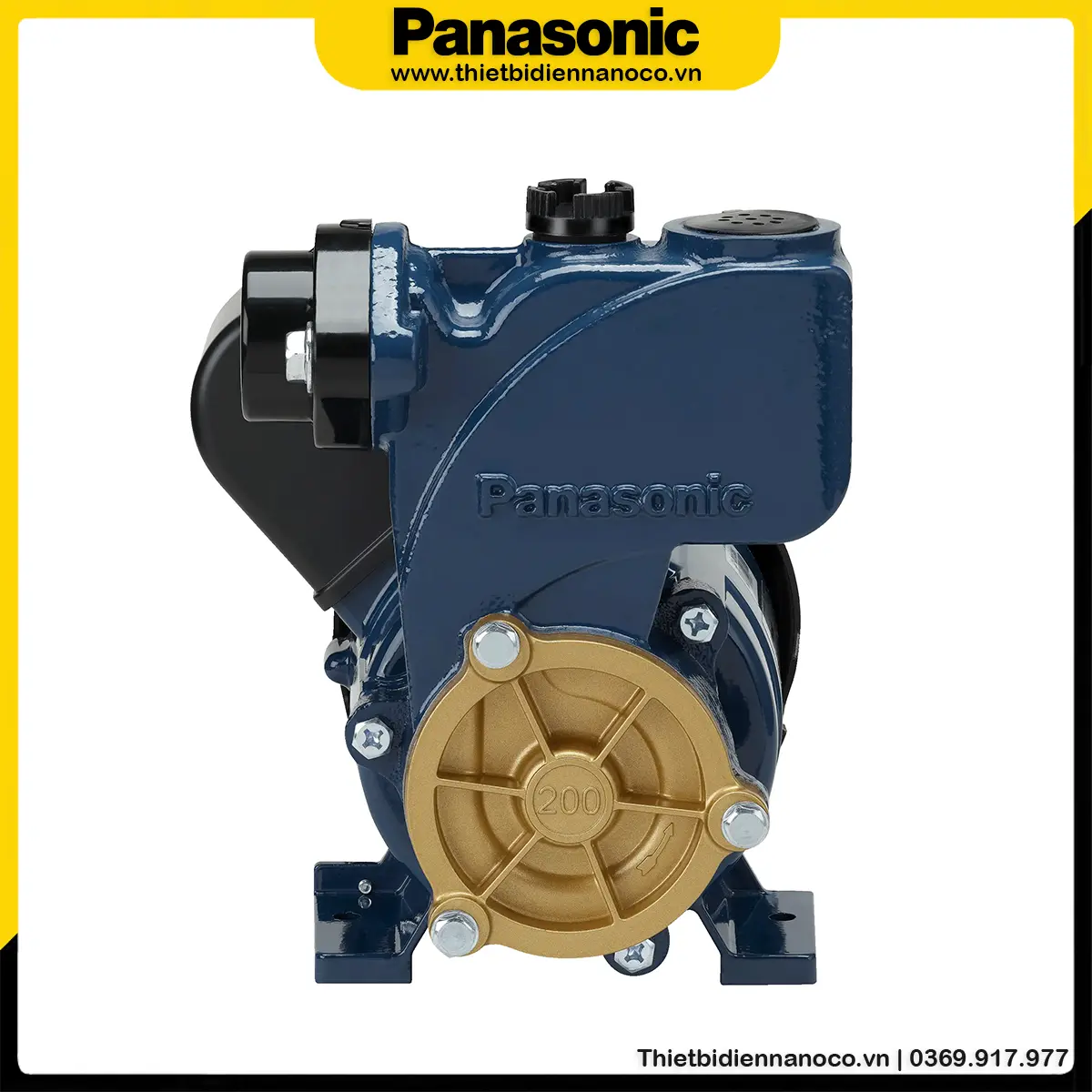 Bơm đẩy cao Panasonic 200W GP-201JXK-SV5 cho hiệu suất ổn định, vận hành bền bỉ trong thời gian dài